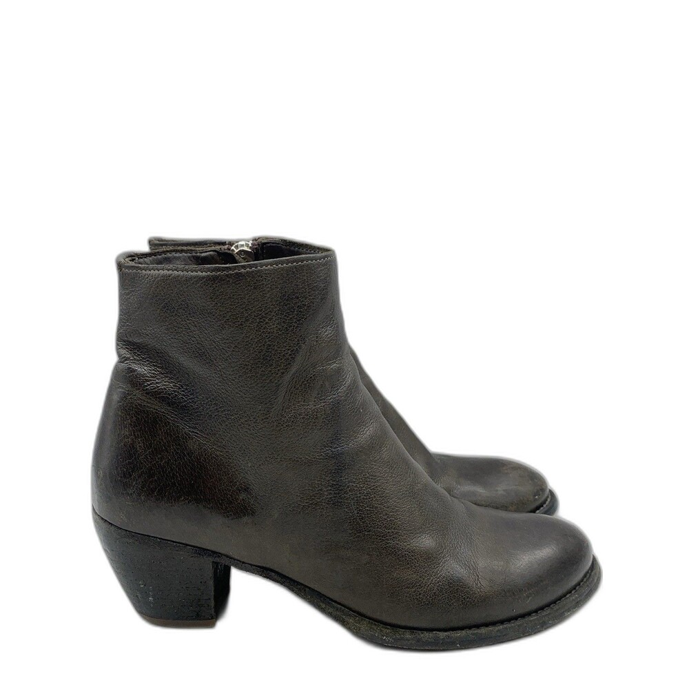 Officine Creative Ankle Boots Leather Women’s Size 37.5 US 7.5